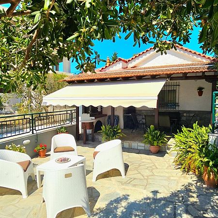 Polianthi Seaside House Villa Marathos  ภายนอก รูปภาพ